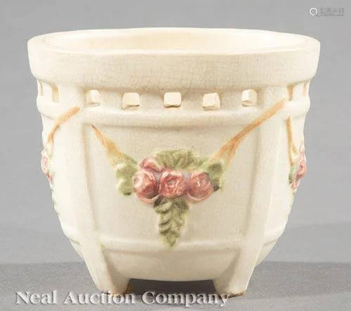 Ivory Weller Pottery Jardiniere & Centerpiece