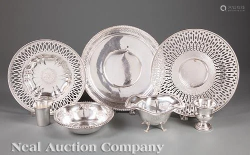 Small American Sterling Silver Table Objects