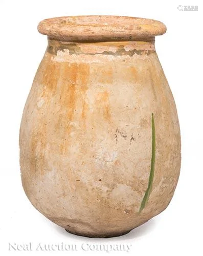 Stoneware Olive Jar