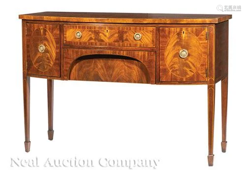 American Federal-Style Inlaid Mahogany Sideboard