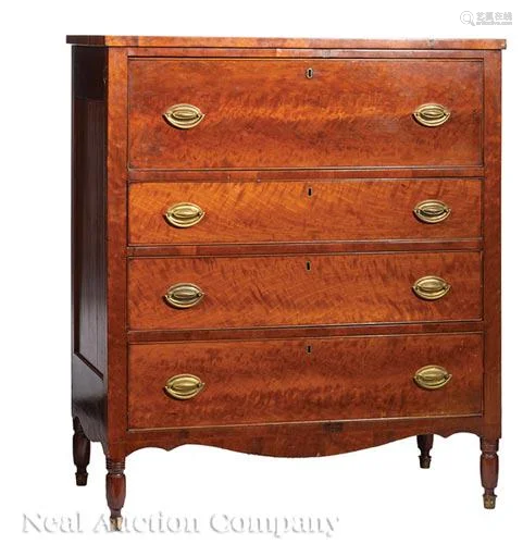 Federal Cherrywood Butler's Chest