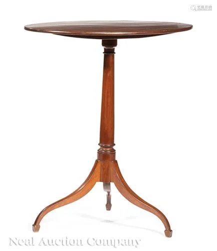 American Federal Mahogany Tilt-Top Candlestand