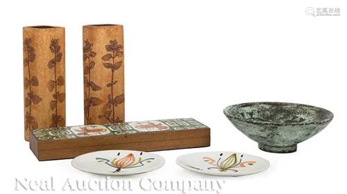 Six French Ceramic Pieces