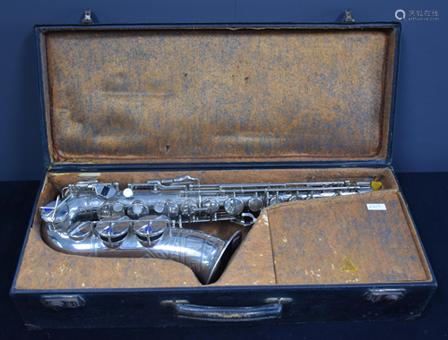 King saxophone, alto by Jules Rudolph Gotha.