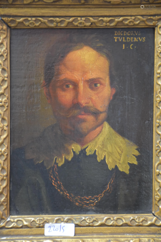 Presumed portrait of ThÃ©odore Van Thulden, oil on oak