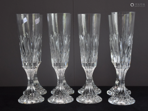Service of 32 Baccarat arras glasses (some small chips