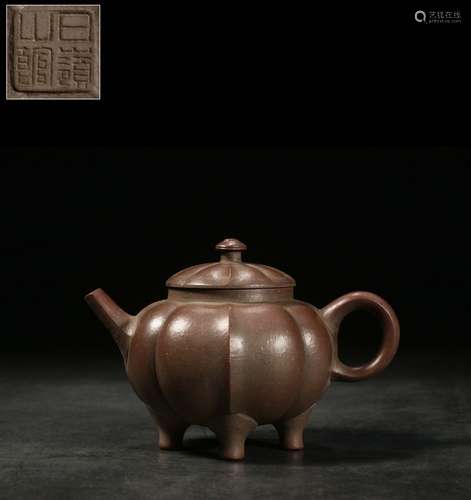 A Chinese Zisha Teapot With Mark