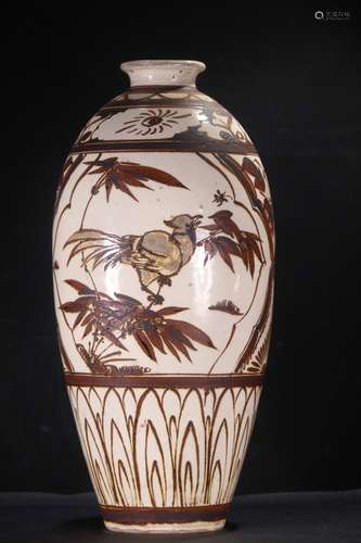 A Chinese Procelain Cizhou Yao Meiping Vase