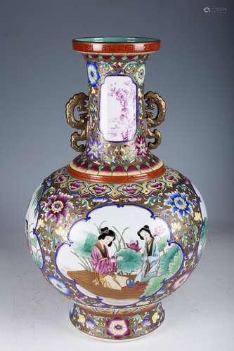 A Chinese Cloisonne Vase