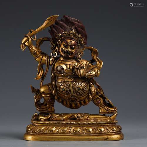 A Chinese Gilt Bronze Buddha