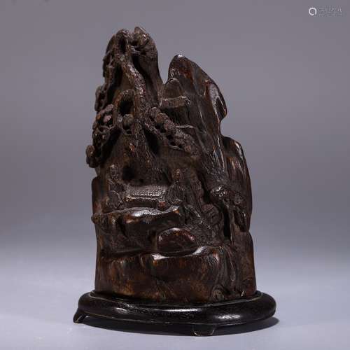 A Chinese Agarwood Ornament