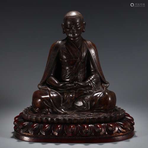 A Chinese Agarwood Buddha Ornament