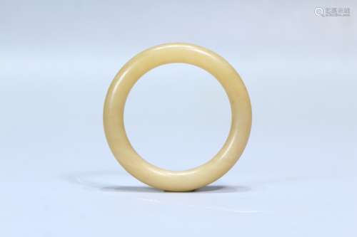 A Chinese Hetian Jade Bangle