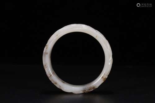 A Chinese Hetian Jade Bangle