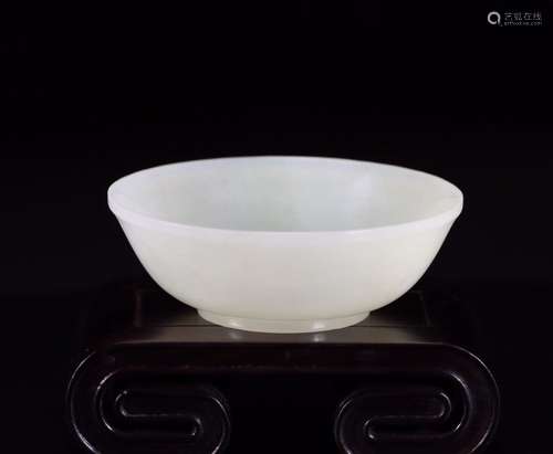 A Chinese Hetian Jade Bowl