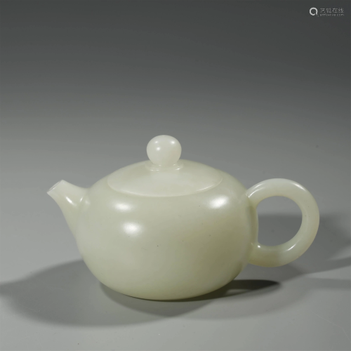 ANCIENT CHINESE,WHITE JADE TEA POT