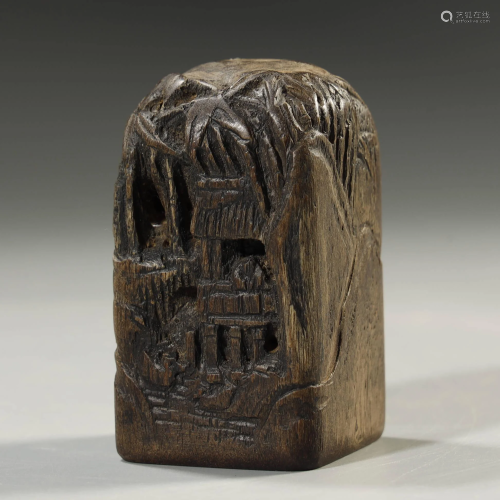 ANCIENT CHINESE,CHENXIANG WOOD SEAL