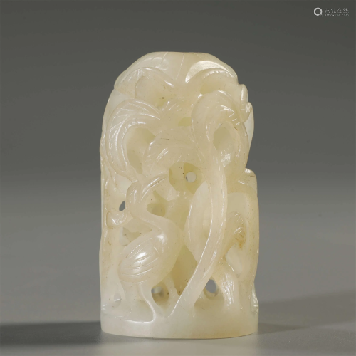 ANCIENT CHINESE,WHITE JADE CARVING