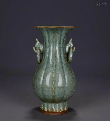 ANCIENT CHINESE,LONGQUAN-CELADON VASE