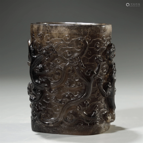 ANCIENT CHINESE,CRYSTAL CARVING 