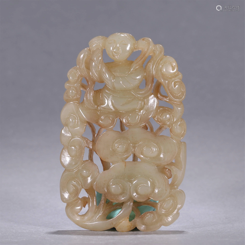 ANCIENT CHINESE,JADE CARVING PENDANT