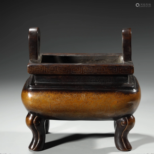 ANCIENT CHINESE,BRONZE CENSER