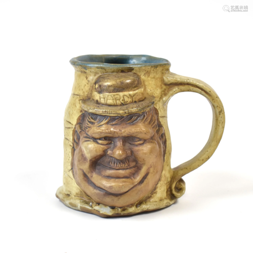 VINTAGE LAUREL & HARDY FACE JUG, JIM RU…