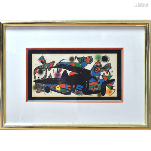 JOAN MIRO, ORIGINAL LITHOGRAPH, …