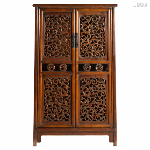 ANTIQUE CHINESE HUANGHUALI CABINET