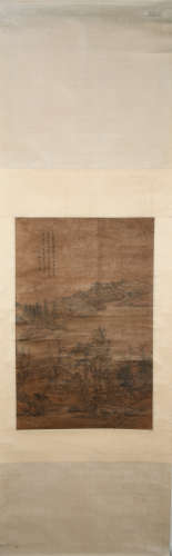 Qing dynasty Wang hui's landscape painting