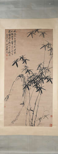 Qing dynasty Zheng banqiao's bamboo painting