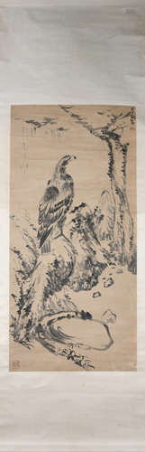 Ming dynasty Zhu da's flower and bird painting