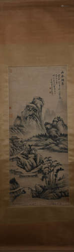 Ming dynasty Li liufang's landscape painting