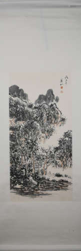 Modern Huang binhong's landscape painting