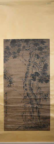 Qing dynasty Luo pin's  flower painting