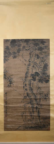 Qing dynasty Luo pin's  flower painting