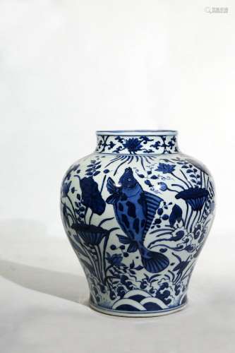 Chinese Ming Dynasty Porcelain Jar