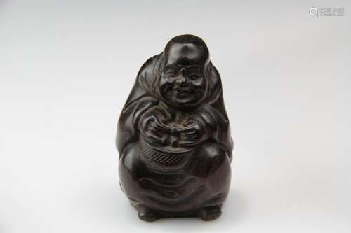 Chinese Woodcarving Luohan Statue