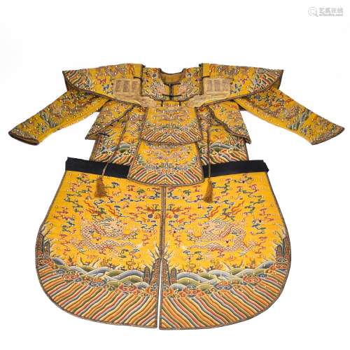 the Qing dynasty            Emperor's Robe