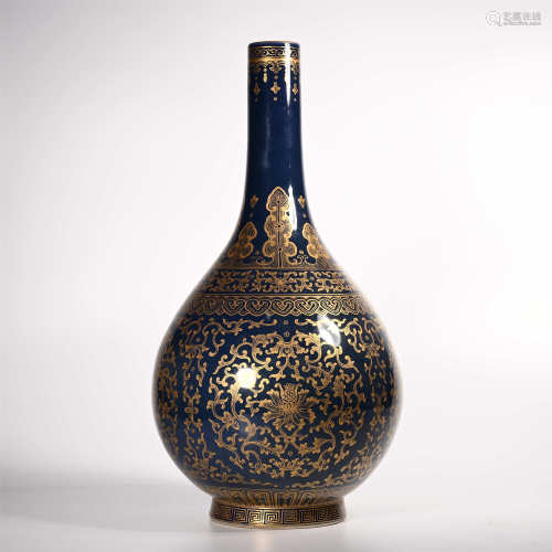 Qianlong of Qing Dynasty            Pastel gall bottle