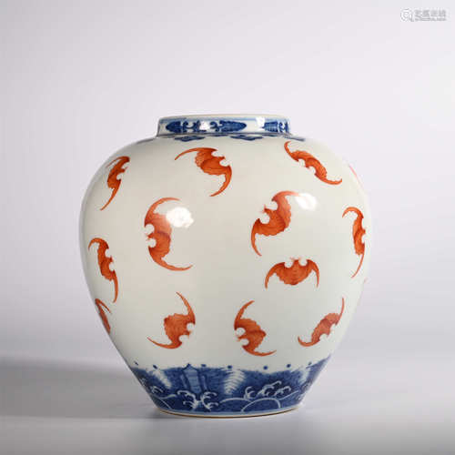 Jiaqing of Qing Dynasty            Pastel jar