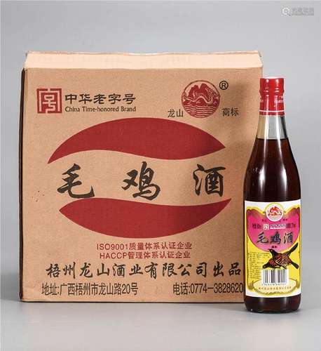 龙山牌毛鸡酒