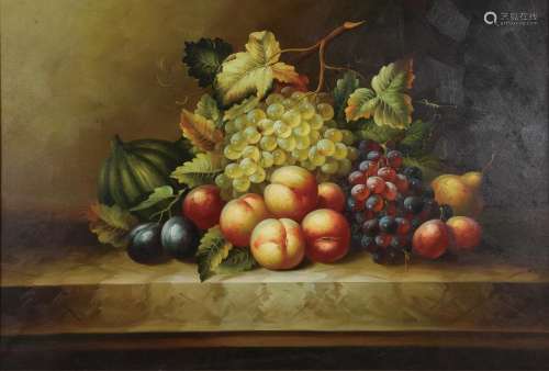 水果油画  包框