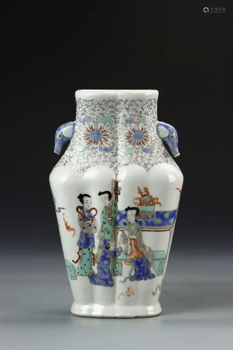 Chinese Famille Rose Vase