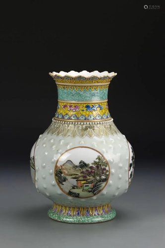 Chinese Famille Rose Vase