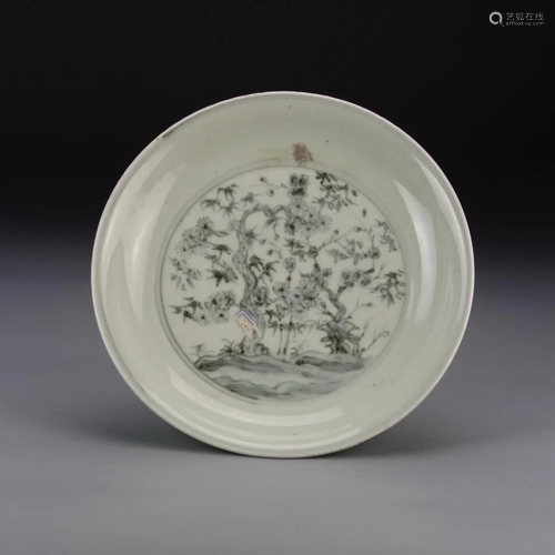 Chinese Blue and White Plate