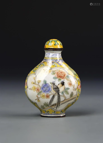 Chinese Enameled Snuff Bottle