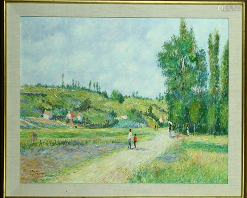 Oil on Canvas of Landscape