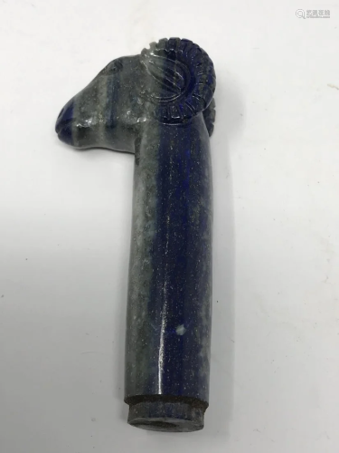 Old Indian Lapiz Lazuli Ram Head Dagger …