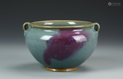 Chuan-yao Purple Splashed Jar, Yuan